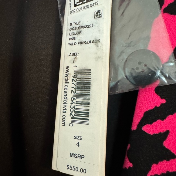 Alice & Olivia Breann Houndstooth Blazer - 150th Anniversary for Bloomingdale’s - Picture 11 of 12